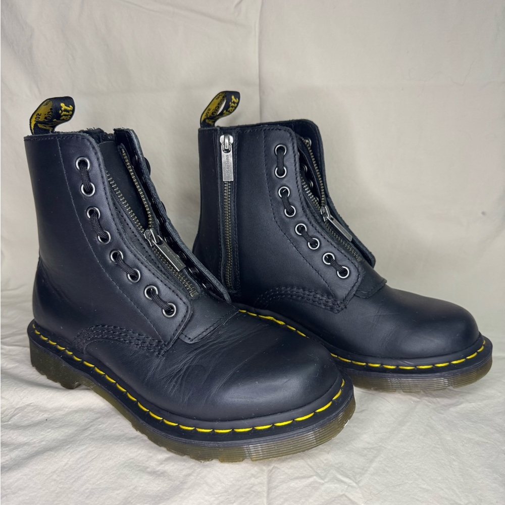 Dr. Martens Black Zip-Up Boots